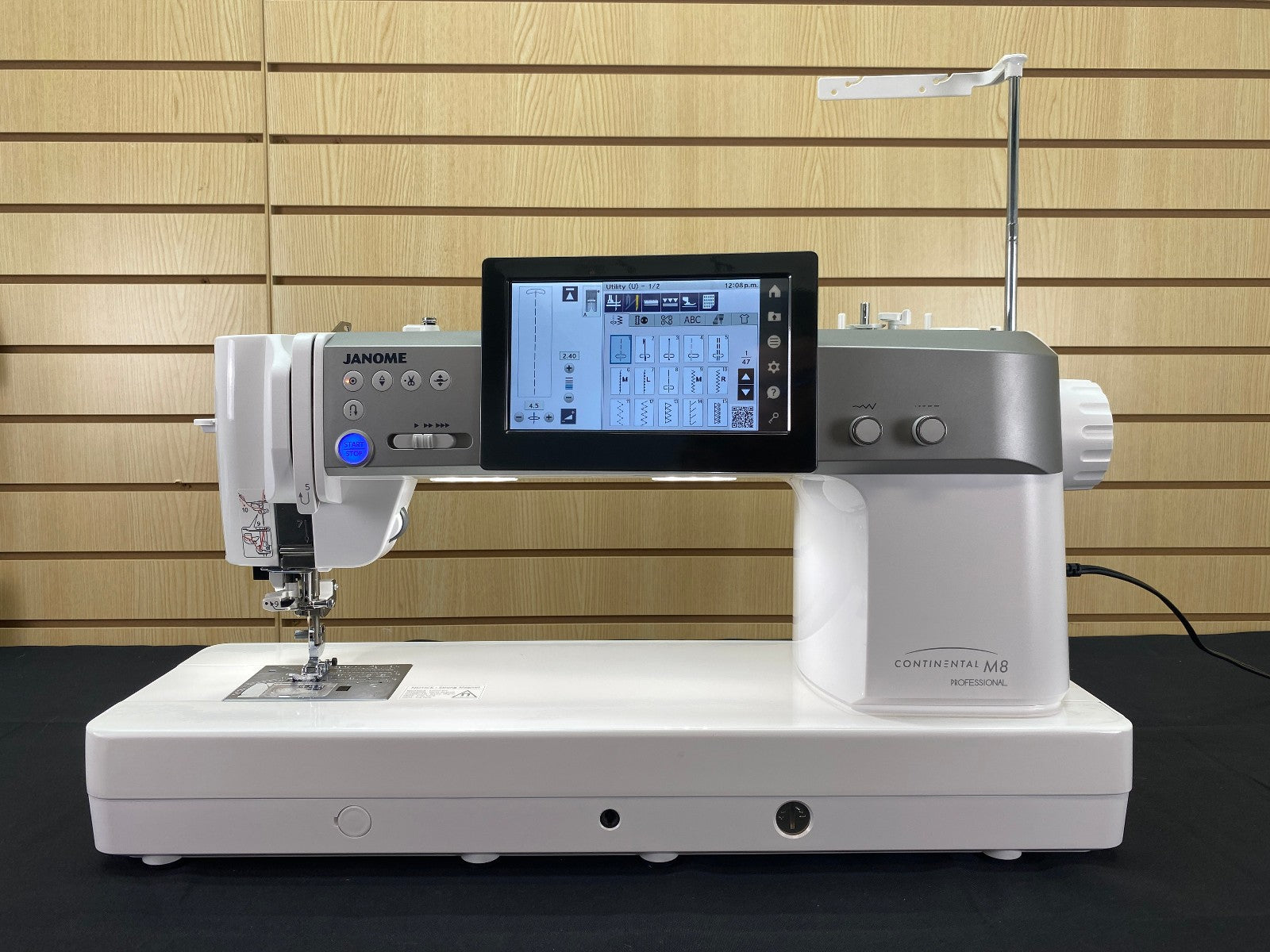 Janome Continental M8 Professional Quilting Sewing Machine + ASR Stitch Regulator & Extension Table
