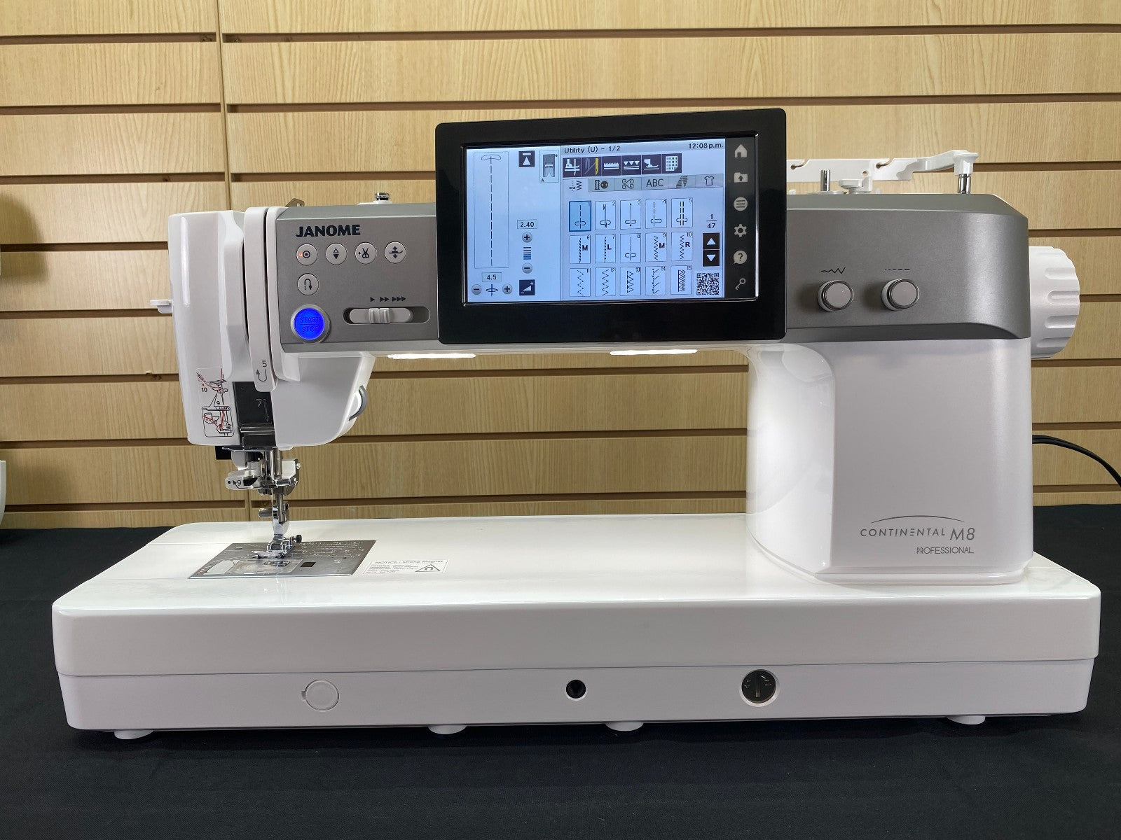 Janome Continental M8 Professional Quilting Sewing Machine + ASR Stitch Regulator & Extension Table