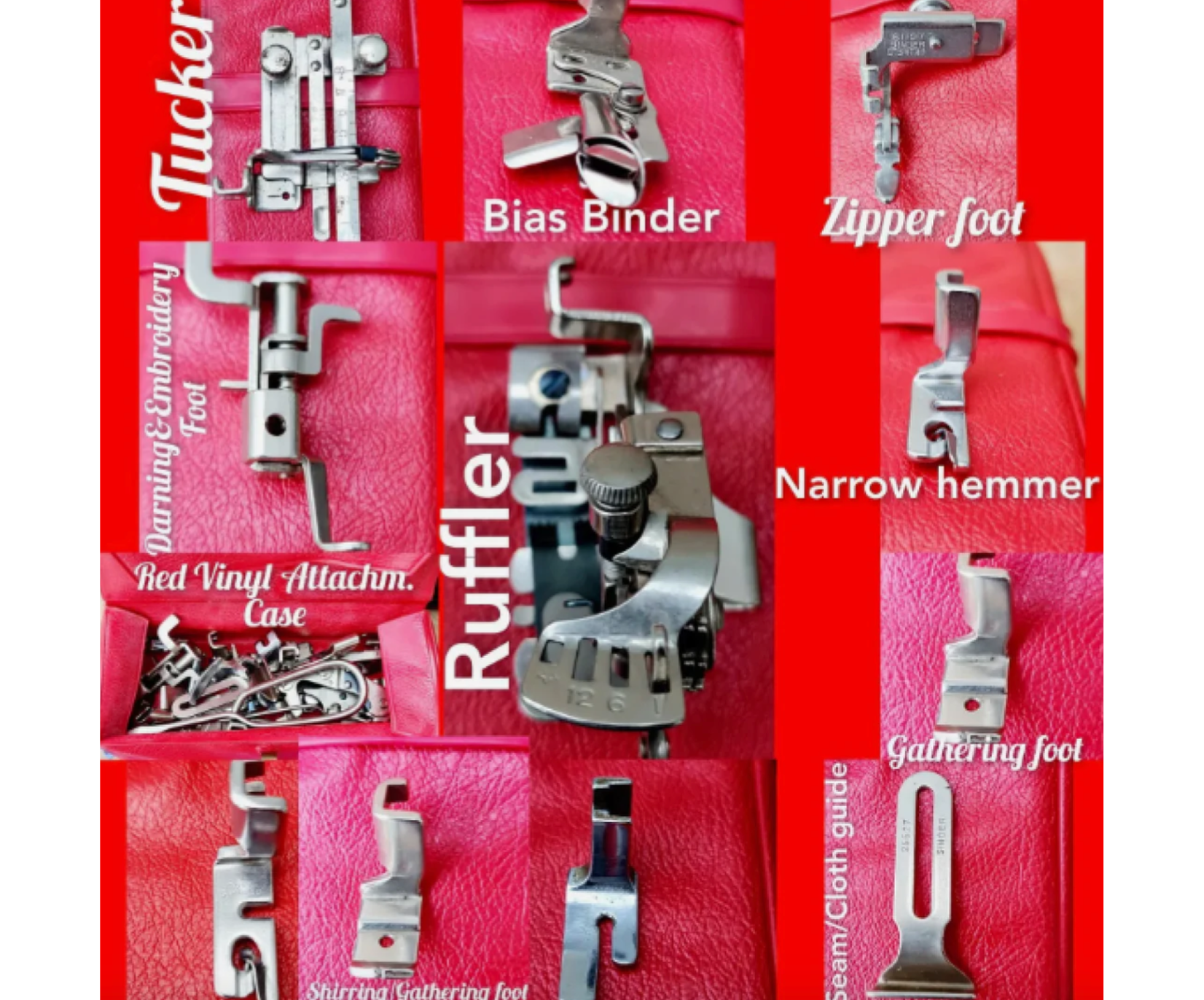 Rare 1959 Singer Featherweight 222K Free-Arm Sewing Machine | Fully Serviced Vintage Collector’s Set | Serial EP759385 | With Zigzagger & Accessories