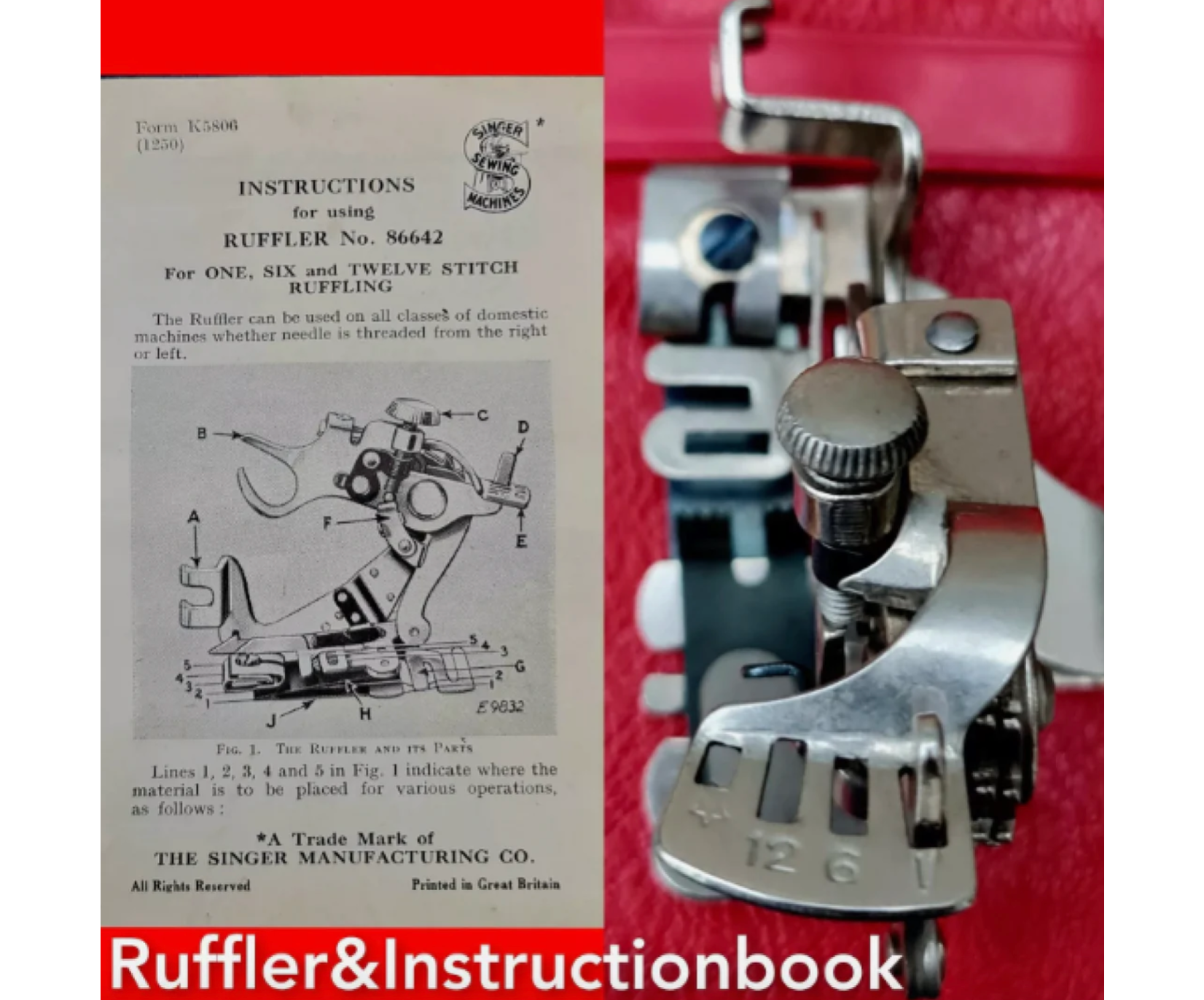 Rare 1959 Singer Featherweight 222K Free-Arm Sewing Machine | Fully Serviced Vintage Collector’s Set | Serial EP759385 | With Zigzagger & Accessories