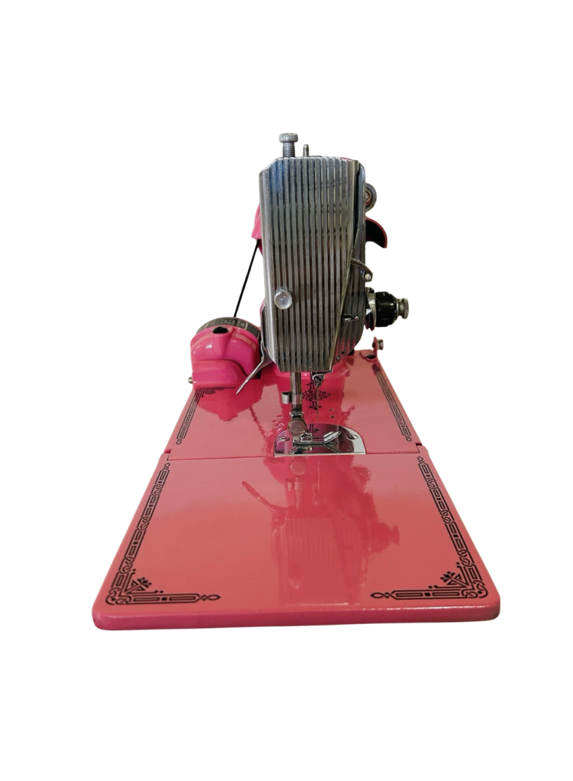 1949 Pink Singer Featherweight 221 Sewing Machine