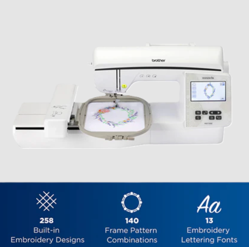 Brother Innov-is NQ1700E Embroidery Machine 6x10 | 258 Designs | Wireless | LCD Touchscreen | Pre-Owned Excellent Condition