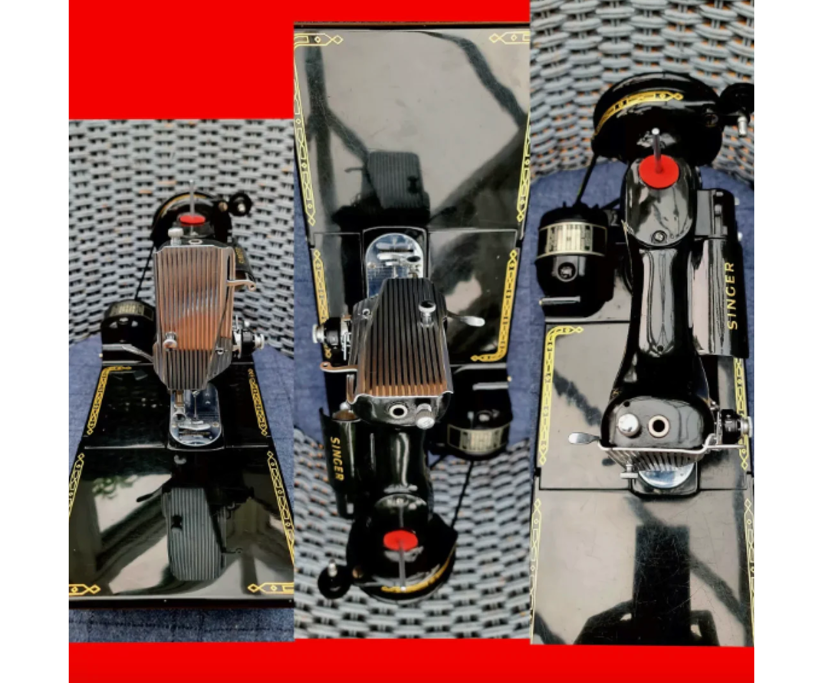 Rare 1959 Singer Featherweight 222K Free-Arm Sewing Machine | Fully Serviced Vintage Collector’s Set | Serial EP759385 | With Zigzagger & Accessories