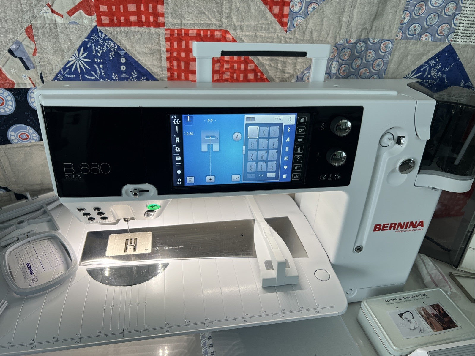 Bernina B 880 Plus Sewing and Embroidery Machine | 2022 Professionally Serviced | Includes SDT Unit